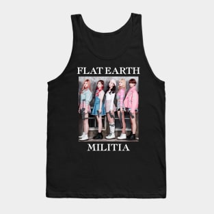 Flat Earth Militia Tank Top